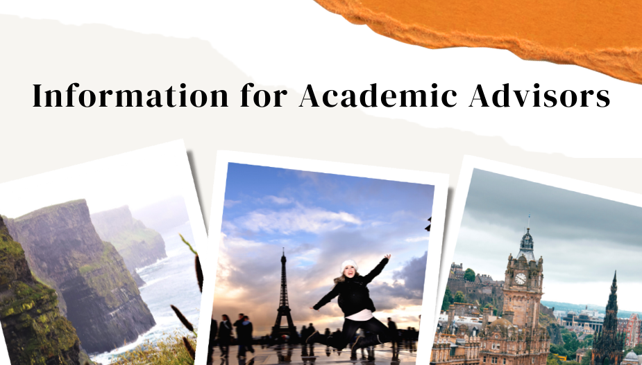 Information for Academic Advisors